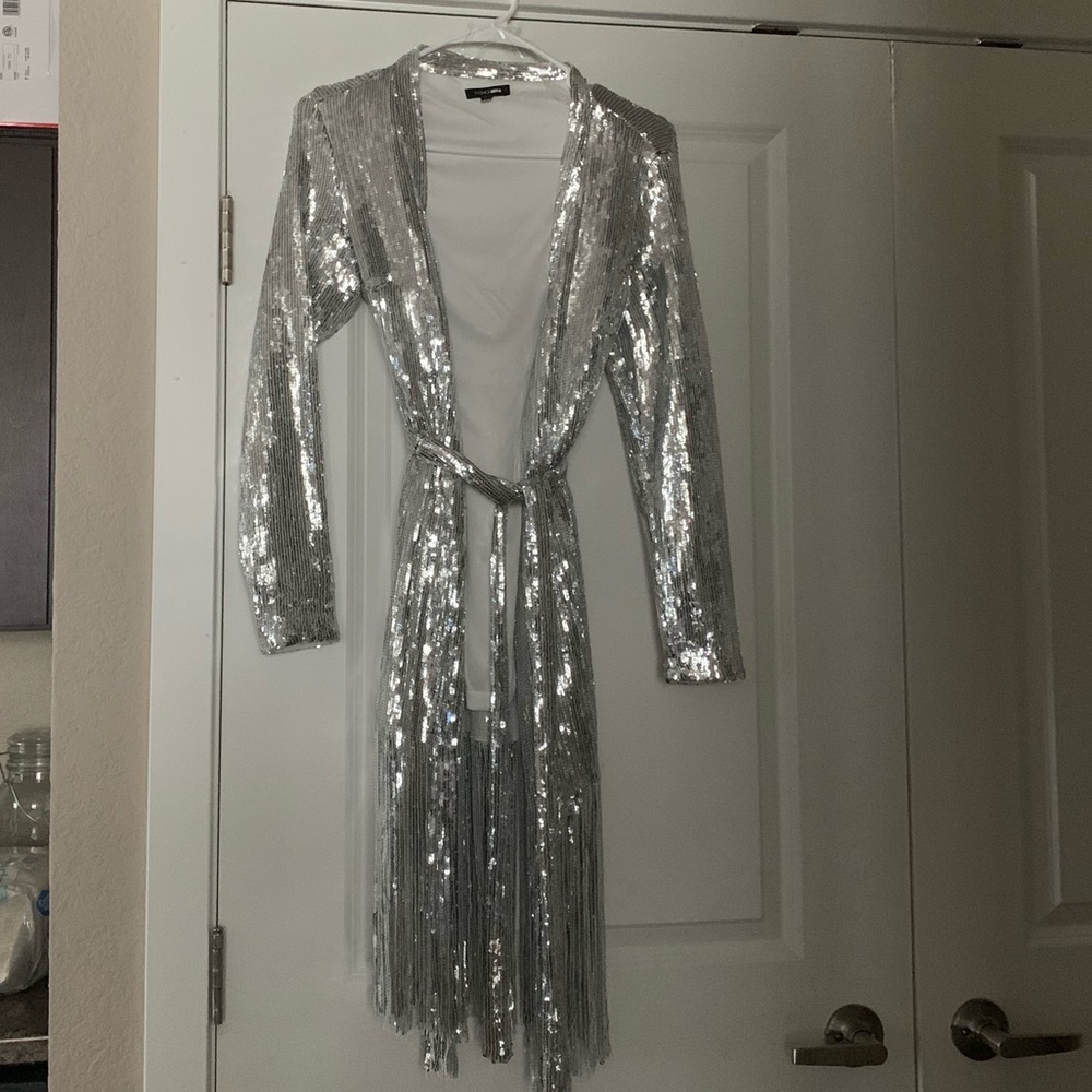 Fashion Nova Sequins Cardigan